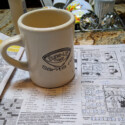 <b><a href="http://tuneupsantafe.com/">Tune-Up Cafe</a> Souvenir</b> - This restaurant was right around the corner from La Casa de Sally. We had breakfast there today and bought some souvenir mugs. It was featured on a <em>Diners, Drive-Ins and Dives</em> back in 2009, but not for breakfast though, it was for the owner's San Salvadorian food. (04/05/22)
