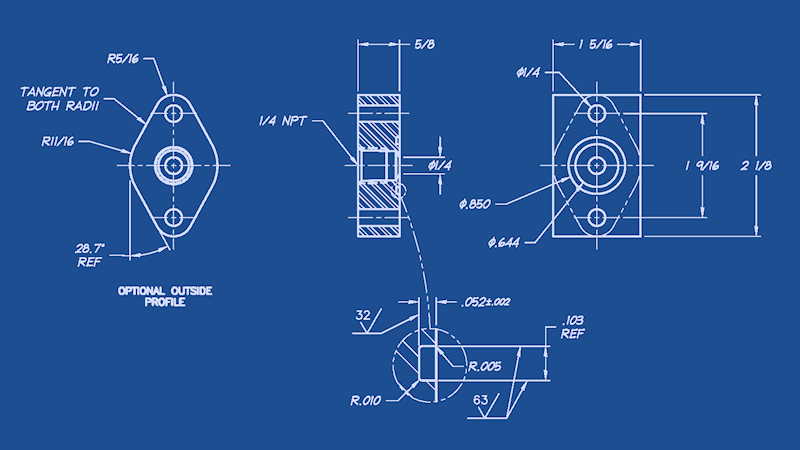 1/4 NPT Adapter Plate