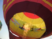 <b>Launch 7 - </b>Almost filled with hot air. (09/09/07) Launch 7