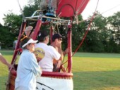 <b>Launch 8 - </b>The fellow in the very front is the guy from photo 2 who was helping out too and he got an invite to go along for the ride. Even though he said he was afraid of heights, he also said that he wouldn't pass up the chance to go flying if asked. I wonder how he liked it? (09/09/07) Launch 8