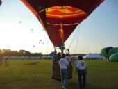 <b>Launch 9 - </b>Just lifting off. (09/09/07) Launch-9
