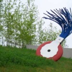 <b>Typewriter Eraser, Scale X - </b>by Claes Oldenburg and Coosje van Bruggen. First I see one at the National Sculpture Garden in DC 2 years ago, now here is another in the Olympic Sculpture Garden. I'm being stalked by giant erasers... (05/27/07) Typewriter Eraser Scale X