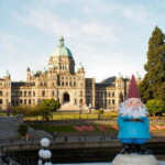 <b>Mr. Gnorm Goes To Parliment - </b> Victoria is the capital of Province of British Columbia, Canada and has this big ol' Parlimentary House to prove it. (05/31/07) Mr.-Gnorm-Goes-To-Parliment