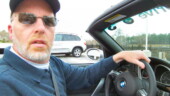 <b>Stop It With The Picture Taking Already - </b>Brian backs out of the parking spot for the 9th and final loop in our ninth different car. As a nice bookend to the Z4 Coupe we drove first, this is a Z4 Convertible. (03/15/07 - Augusta, GA) Stop It With The Picture Taking Already