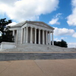 <b>Jefferson Memorial I - </b>Another of those tips mentioned framing the Jefferson Memorial with a branch full of cherry blossoms, but with that option off the table I settled for this image. (04/10/2007) Jefferson Memorial I