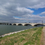 <b>Arlington Memorial Bridge - </b>An interesting sky floats above the Arlington Memorial Bridge as we made our way towards it to cross back into Virginia. (04/10/2007) Arlington Memorial Bridge