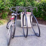 <b>Bike Shaped Bike Rack - </b>Found this interestingly shaped bike rack in downtown Victoria, British Columbia. (05/31/07) Bike Shaped Bike Rack