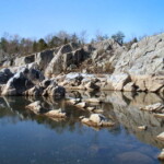 <b>Quiet Pool - </b>Downstream from the falls between the river and the canal there are a couple of quiet, almost eerie, pools. (04/11/2007) Quiet Pool