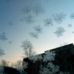 <b>Ice Crystals - </b>It was a pretty cold night in northeastern PA and these nifty crystal formations on the side window of the rental car were proof. (04/12/2007) Ice Crystals