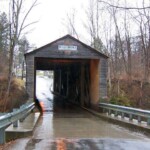 <b>Bulls Bridge - </b>Bulls Bridge spans the Housatonic River and continues to carry traffic leaving Connecticut for nearby New York State. It was built in 1842 and still has the charming, rustic look of days gone by. (04/12/2007) Bulls Bridge