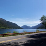 <b>Lake Cresent - </b>Formed by glaciers during the last Ice Age, Lake Cresent is over 600' feet deep with bright blue water. (06/01/07) Lake Cresent
