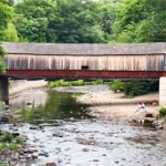 <b>Comstock Bridge 1 - </b>Built in 1873 and renovated a couple times since, this bridge is now supported by huge steel beams and is now closed to vehicular traffic. (07/04/07) Comstock Bridge 1