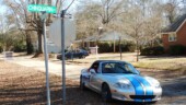 <b>Scrabble Scramble 01 - Chinquapin: </b>Chinquapin Street in Batesburg, SC is worth 26 points. There is a guy sitting in the BMW in the background with a phone to his ear, I'm guessing he is the Realtor waiting to show a potential buyer that house. (1/28/17)