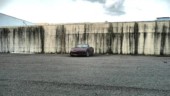 <b>The Dirty Wall</b> - The back of a random Aiken Shopping Center. The Dirty Wall