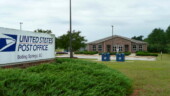 <b>Boiling Springs - 29316 - </b>Another Post Office of a certain vintage that has no mention of the town name on the building, leaving that to a big white sign out front. Neither the building nor the sign has any zip code visible. (09/02/07) Boiling Springs - 29316