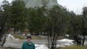 <b>Brian at Devils Tower - </b>Here I am standing in the parking lot. Yes that is snow in the background. (04/12/09) Brian at Devils Tower