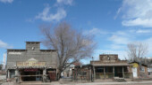 <b>Hulett, WY - </b>The closest town to Devils Tower is Hullet, WY and if you unpaved the street, in places, you could swear it was still the late 1800's. (04/12/09) Hulett, WY