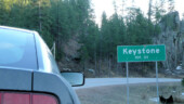<b>Keystone, SD - </b>For some reason the town closest to Mt Rushmore didn't have their elevation on their sign. It's 4,331 ft in case you wanted to know. (04/12/09) Keystone, SD