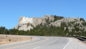 <b>Road To Rushmore - </b>On the 6 mile trip from Keystone to Mt Rushmore the monument is visible in a couple spots. (04/13/09) Road To Rushmore