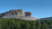 <b>Crazy Horse - </b>Sort of the scale of view from the visitors center and museum. (04/13/09) Crazy Horse
