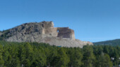 <b>Crazy Horse - </b>Sort of the scale of view from the visitors center and museum. (04/13/09) Crazy Horse