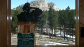 <b>Crazy Horse Small Model - </b>A smaller 1/300 scale model inside the museum. (04/13/09) Crazy Horse Small Model
