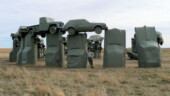 <b>Carhenge and Me - </b>In a fashion faux pas I accidentally dress like I was one of the cars. (04/13/09) Carhenge and Me