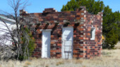 <b>Old Jail - </b>Golden, New Mexico's old jail is on the Lone Mountain Ranch property. There is no new jail as Golden is pretty much not a town anymore. 04/16/09) Old Jail