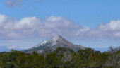 <b>Lone Mountain - </b>Off in the distance this lone mountain is where the ranch got its name. (04/18/09) Lone Mountain