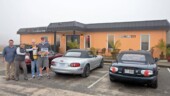 <b>Destination - Coffee Shop (with friend):</b> I posted an "Event" on the Masters Miata Club's web site on Christmas Eve and managed to lure a few folks to show up and be my friend with the offer to buy them a cup of coffee. Thanks to Larry & Rita and David for coming out on a foggy day and letting Donna & I regale you with our Motoring Challenge stories. (12/26/15) Destination - Coffee Shop (with friend)
