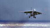 <b>Noisy - </b>While almost everything about flight operations aboard an aircraft carrier is noisy each event has a unique sound. The noise an A-7 Corsair makes while on final approach is almost a whistle sound that varies in pitch as the pilot adjusts the throttle up and down while flying the ball. Noisy