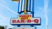 <b>A Worlds Best Sign: </b>No disputing this one as far as challenge point suitability, but I'm sure there will be some dispute throughout barbecue land as to whether this is actually the best. (4/14/18)