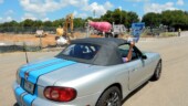 <b>Cement Mixer: </b>We seriously considered staking out the entrance to one of the local cement plants, but then one day Donna came back from the gym all excited, there was a cement mixer less than a mile away. "Get dressed! Get in the Miata! Hurry!" (6/18/18)