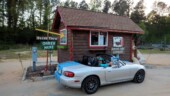 <b>Drive-thru Window: </b>When we visit relatives out in Washington State little java huts like these are on practically every street corner, but to see one here in South Carolina is like spotting a unicorn. (4/14/18)