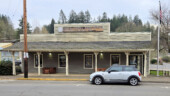 <em>Brownsville</em> - Just a quick tuck off I-5 to capture a Post Office on my way home from Eugene with the old tires and wheels off of Bucky. (2/21/25)