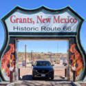 <b>Grants, NM</b> - We took a photo of the Mini in this arch back in 2019. (04/07/22)