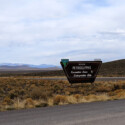<b>Petroglyphs</b> - Blew right past this sign before thinking it might be a spot for a leg stretch along the loneliest road. The petroglyphs were not that interesting but we did a walk around a small trail. (03/28/22)