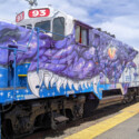 <b>Old Number 93</b> -This one of engines of the <a href="https://skyrailway.com/">Sky Railway</a>. It is painted like a dragon because George RR Martin is one of the 3 owners of the company. (04/03/22)