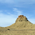 <b>Somewhere in New Mexico</b> - A random crumbling mesa somewhere in New Mexico taken while I was a passenger. (03/31/22)