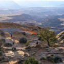 <b>View of Mesa Arch</b> - On our way back to the parking lot I turned around and got one last look at the arch. Nice. (03/30/22)