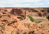 <b>Canyon de Chelly National Monument AZ</b> - This place wasn’t on our radar and we wouldn’t have even visited it except for a random conversation with another traveling couple at lunch yesterday in Madrid. The woman running the Jezebel Soda Fountain said that if we had a chance while out this way we should visit the canyon. So we did. (05/09/2018)