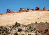 <b>Arches National Park UT</b> - I planned another short driving day, so that we could revisit Arches National Park. On our first visit back in 2009 we only covered about a third of the park and we wanted to go further in this time. (05/10/2018)