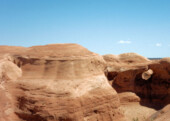 <b>Arches National Park UT</b> - A small arch that is visible from the trail to Delicate Arch. (05/10/2018)