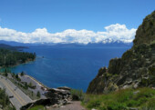 <b>Lake Tahoe from Cave Rock</b> - While we waited on the big events to start later in the week we ejoyed the Lake Tahoe area by hiking some nearby trails and finding a geocache or two. (05/14/2018)