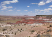 <b>Painted Desert</b> - Because we spent so much time walking the trails in the petrified forest, we really only stopped at a couple of overlooks in the painted desert area. (05/22/2018)