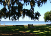 <b>North Shore of Lake Ponchatrain in Mandeville</b> - Donna wanted some beignets from Cafe du Monde in the French Quarter for breakfast today, but I refused to drive into New Orleans. We compromised by visiting one of their other locations in Mandeville which is a lot closer to Hammond.(05/28/2018)